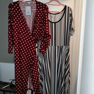LOT of 2 LuLaRoe Dresses, 1NWT
